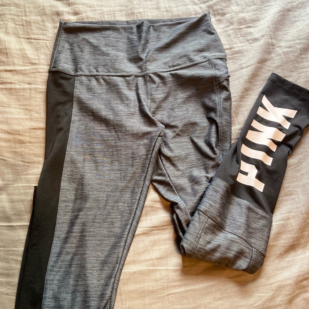 Grey PINK leggings